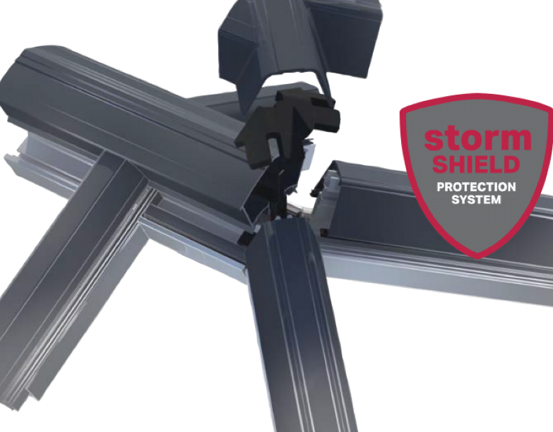 storm shield protection glass roof