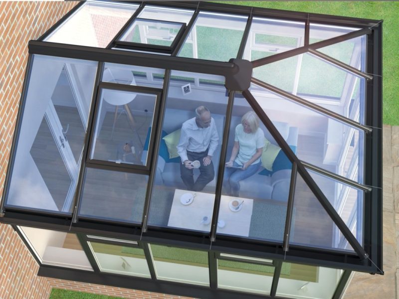 Ultraframe roof vent view