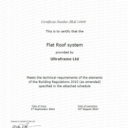flat roof certification Rotherham